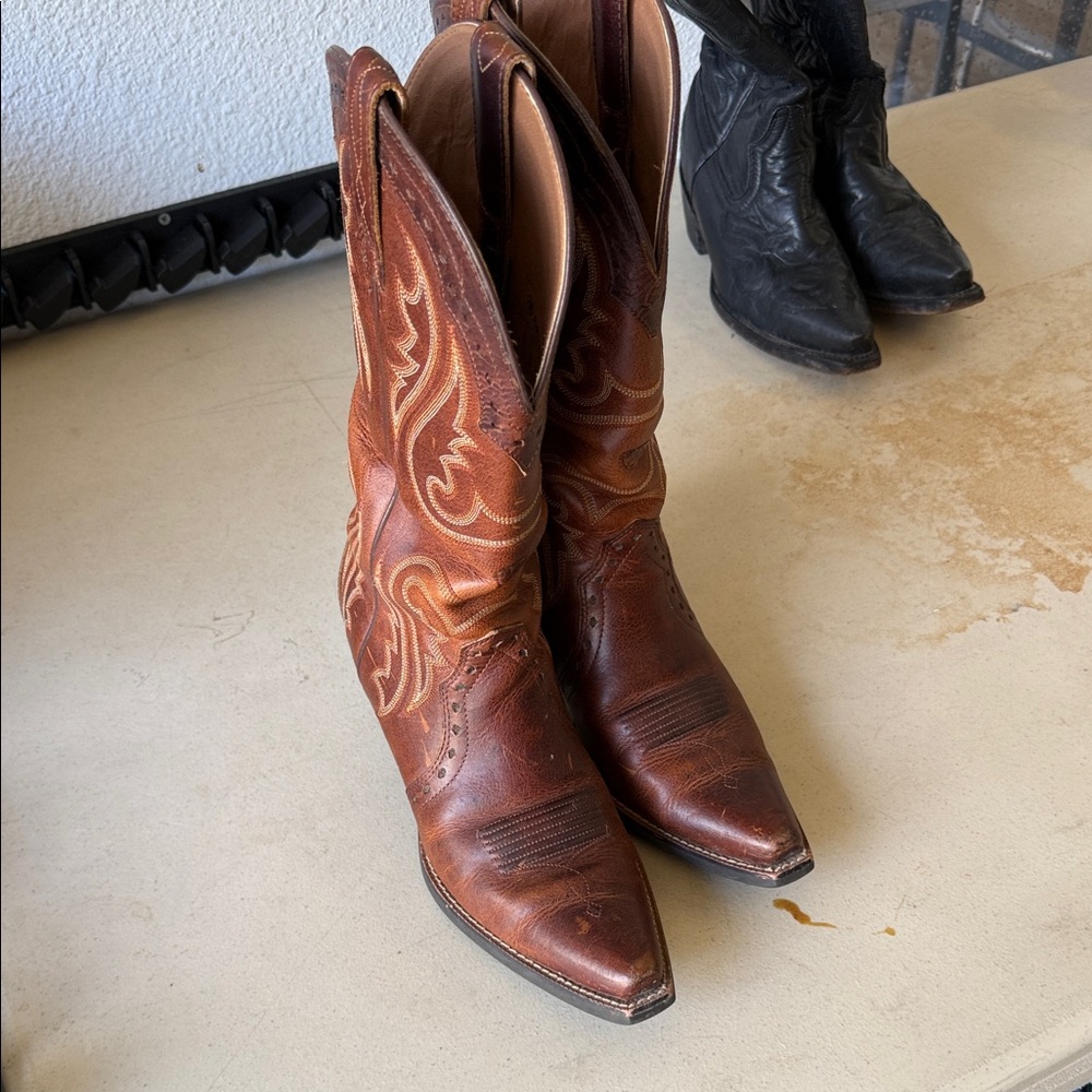Ariat Brown Heeled Boots